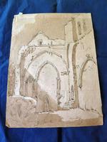 18th Century Old Master Pen & Ink "Ruins" (3 of 6) 18th Century Old Master Pen & Ink "Ruins" (3 of 6)