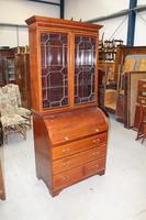 1900's Large Mahogany Cylinder Bureau Bookcase with Key (2 of 6) 1900's Large Mahogany Cylinder Bureau Bookcase with Key (2 of 6)
