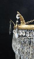 Italian Art Deco Five Tier Crystal Glass Chandelier, 1930s (5 of 7) Italian Art Deco Five Tier Crystal Glass Chandelier, 1930s (5 of 7)