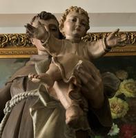 Bohumil Kafka RARE Carved Statue Sculpture St Anthony & Jesus (20 of 32) Bohumil Kafka RARE Carved Statue Sculpture St Anthony & Jesus (20 of 32)