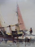 Large oil on canvas seascape listed artist Jorge Aguilar 1970's (3 of 10) Large oil on canvas seascape listed artist Jorge Aguilar 1970's (3 of 10)