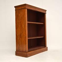 Antique Victorian Walnut Open Bookcase (8 of 8) Antique Victorian Walnut Open Bookcase (8 of 8)