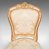 Antique Boudoir Chair, French, Giltwood, Bedroom Dressing Seat, Victorian c.1900 (8 of 12) Antique Boudoir Chair, French, Giltwood, Bedroom Dressing Seat, Victorian c.1900 (8 of 12)