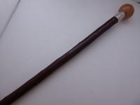 Walking Stick Cane 1901 Hallmarked Silver Pommel Blackthorn Shaft Carnelian Top (6 of 12) Walking Stick Cane 1901 Hallmarked Silver Pommel Blackthorn Shaft Carnelian Top (6 of 12)