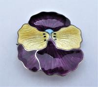JA&S John Atkins & Son Silver & Enamel Pansy Brooch, Birmingham 1918 (6 of 10) JA&S John Atkins & Son Silver & Enamel Pansy Brooch, Birmingham 1918 (6 of 10)