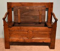 Early Nineteenth Century French Cherry Wood Bench (6 of 7) Early Nineteenth Century French Cherry Wood Bench (6 of 7)