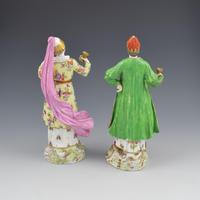 Pair of Samson Porcelain Figures of Ottomans / Turks after Meissen (5 of 13) Pair of Samson Porcelain Figures of Ottomans / Turks after Meissen (5 of 13)