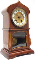 Fantastic Art Nouveau Mantle Clock Tulip Floral Inlay 8 Day Mantle Clock (10 of 10) Fantastic Art Nouveau Mantle Clock Tulip Floral Inlay 8 Day Mantle Clock (10 of 10)