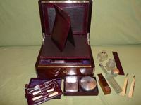 Quality Edge Bound Rosewood Gents Fitted Dressing Box c.1850 (12 of 16) Quality Edge Bound Rosewood Gents Fitted Dressing Box c.1850 (12 of 16)