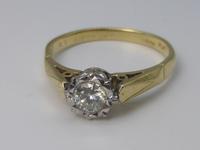 18ct Gold, Diamond Solitaire Ring (3 of 7) 18ct Gold, Diamond Solitaire Ring (3 of 7)