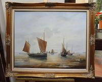 Large Oil on Canvas Marine Seascape Listed Artist Bill Haines (13 of 13) Large Oil on Canvas Marine Seascape Listed Artist Bill Haines (13 of 13)