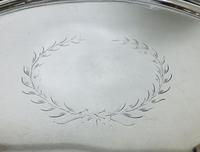 Large Antique Georgian 18th Century Solid Sterling Silver Twin Handled Tray (5 of 15) Large Antique Georgian 18th Century Solid Sterling Silver Twin Handled Tray (5 of 15)