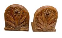 Antique Pair of Carved Oak Bookends c.1905 (5 of 5) Antique Pair of Carved Oak Bookends c.1905 (5 of 5)