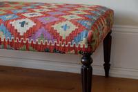 Large Antique Afghan Kelim Foot Stool (5 of 11) Large Antique Afghan Kelim Foot Stool (5 of 11)