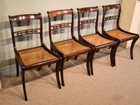 Set of Four Regency Rosewood Chairs