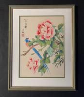 Very Attractive Set of Four Chinese Watercolours on Silk Pictures (3 of 5) Very Attractive Set of Four Chinese Watercolours on Silk Pictures (3 of 5)