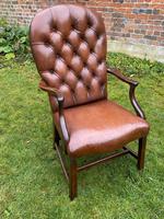 Buttoned Leather Armchair (2 of 8) Buttoned Leather Armchair (2 of 8)