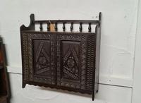 Arts & Crafts Tramp Art Antique Gothic Wall Cabinet (2 of 4) Arts & Crafts Tramp Art Antique Gothic Wall Cabinet (2 of 4)