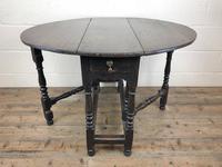 Antique 19th Century Small Oak Gateleg Table (4 of 8) Antique 19th Century Small Oak Gateleg Table (4 of 8)