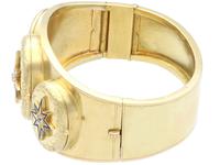 0.49ct Diamond & 18ct Yellow Gold Triple-locket Bangle - Antique c.1880 (5 of 12) 0.49ct Diamond & 18ct Yellow Gold Triple-locket Bangle - Antique c.1880 (5 of 12)