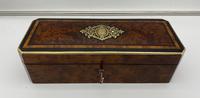 Victorian Burr Cedar Glove Box Cross Banded in Tulipwood (2 of 13) Victorian Burr Cedar Glove Box Cross Banded in Tulipwood (2 of 13)