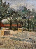 Lovely Original 20th Century Vintage Impressionist Harvest Haystack Landscape Painting (3 of 12) Lovely Original 20th Century Vintage Impressionist Harvest Haystack Landscape Painting (3 of 12)