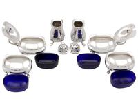 Sterling Silver Condiment Set - Antique George V (1929) (3 of 12) Sterling Silver Condiment Set - Antique George V (1929) (3 of 12)