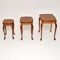 Queen Anne Style Burr Walnut Nest of Tables (2 of 8) Queen Anne Style Burr Walnut Nest of Tables (2 of 8)