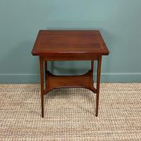 High Quality Edwardian Inlaid Antique Card Table (4 of 6) High Quality Edwardian Inlaid Antique Card Table (4 of 6)