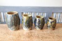 Scottish Pottery Slipware Barrel Storage Jars x4 (12 of 35) Scottish Pottery Slipware Barrel Storage Jars x4 (12 of 35)