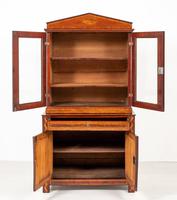 Superb Dutch Mahogany Inlaid Bookcase (3 of 9) Superb Dutch Mahogany Inlaid Bookcase (3 of 9)