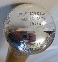 Walking Stick Cane 1918 Hallmarked Solid Silver Pommel Malacca Wood Shaft (3 of 11) Walking Stick Cane 1918 Hallmarked Solid Silver Pommel Malacca Wood Shaft (3 of 11)