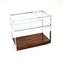 Vintage Merrow Associates Rosewood and Chrome Drinks Trolley