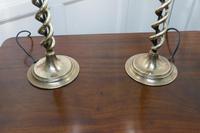Pair of Arts & Crafts Barley Twist Brass Hall Table Lanterns (3 of 6) Pair of Arts & Crafts Barley Twist Brass Hall Table Lanterns (3 of 6)