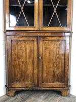 Antique Early 19th Century Oak Standing Corner Cupboard (7 of 7) Antique Early 19th Century Oak Standing Corner Cupboard (7 of 7)