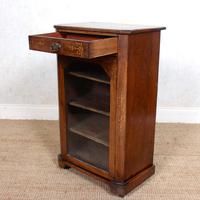 Music Cabinet Glazed Inlaid Walnut 19th Century (5 of 10) Music Cabinet Glazed Inlaid Walnut 19th Century (5 of 10)