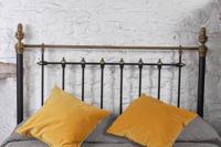 Handsome Victorian Naturally Aged Brass & Iron King Size Bed (6 of 8) Handsome Victorian Naturally Aged Brass & Iron King Size Bed (6 of 8)