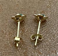 Pair of 9ct & Emerald Earrings 1979 (2 of 3) Pair of 9ct & Emerald Earrings 1979 (2 of 3)