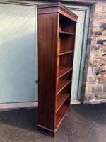 Tall English Mahogany Open Library Bookcase (5 of 10) Tall English Mahogany Open Library Bookcase (5 of 10)