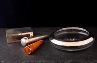 Antique cigar smokers set, silver, Amber and gold (4 of 11) Antique cigar smokers set, silver, Amber and gold (4 of 11)