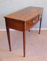 Antique Georgian Style Mahogany Two Drawer Side Table (2 of 7) Antique Georgian Style Mahogany Two Drawer Side Table (2 of 7)