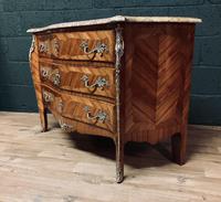 Beautiful French Louis XVI Style Tulip wood marble top commode (4 of 12) Beautiful French Louis XVI Style Tulip wood marble top commode (4 of 12)