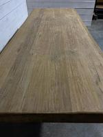 Large French Refectory Bleached Oak Farmhouse Dining Table (12 of 27) Large French Refectory Bleached Oak Farmhouse Dining Table (12 of 27)