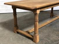 Bleached Oak Farmhouse Dining Table with Extensions (5 of 16) Bleached Oak Farmhouse Dining Table with Extensions (5 of 16)