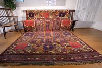 Large Mid 20th Century Colourful Flat Weave Woolen Rug (8 of 15) Large Mid 20th Century Colourful Flat Weave Woolen Rug (8 of 15)