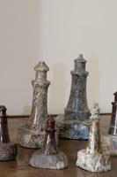 Rare Marble Collection of 9 Carved Lighthouse (5 of 15) Rare Marble Collection of 9 Carved Lighthouse (5 of 15)