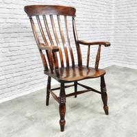 Large Grandfather Windsor Slatback Armchair (6 of 7) Large Grandfather Windsor Slatback Armchair (6 of 7)