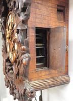 Antique Carved Early Cuckoo Clock Weight Driven Visible Pendulum (7 of 14) Antique Carved Early Cuckoo Clock Weight Driven Visible Pendulum (7 of 14)