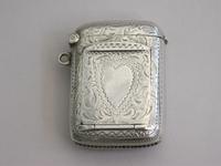 Edwardian Silver Combination Vesta & Stamp Case, By Joseph Gloster, Birmingham, 1904, (15 of 15) Edwardian Silver Combination Vesta & Stamp Case, By Joseph Gloster, Birmingham, 1904, (15 of 15)
