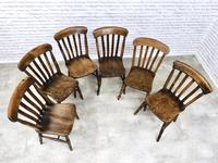 Matched Set of 6 Windsor Slatback Kitchen Chairs (4 of 8) Matched Set of 6 Windsor Slatback Kitchen Chairs (4 of 8)